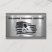 プロフェッショナル金属溶接加工業者 名刺 (正面)