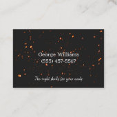 プロフェッショナル金属溶接加工業者 名刺 (裏面)