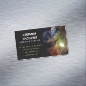 プロフェッショナル金属溶接施工業者 マグネット名刺 (インサイチュ)