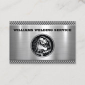プロフェッショナル金属溶接施工業者 名刺 (正面)
