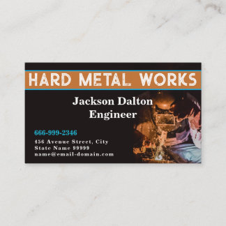 プロフェッショナル金属溶接施工業者 名刺