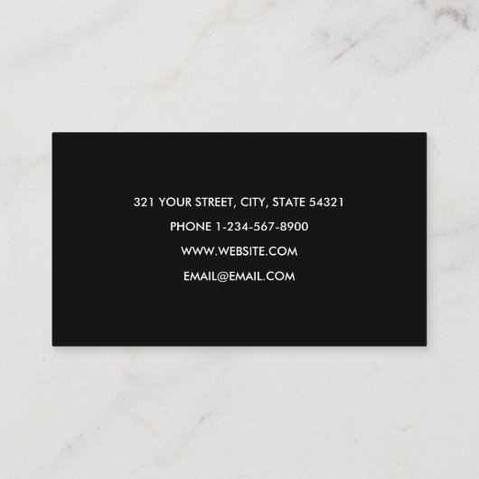 プロフェッショナル金属溶接施工業者 名刺 (裏面)