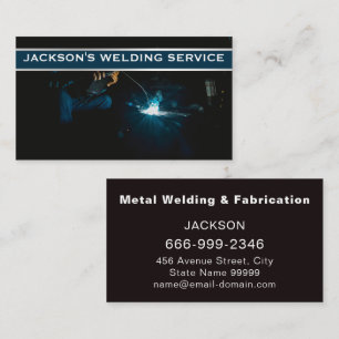 プロフェッショナル金属溶接施工業者 名刺