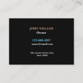 プロフェッショナル金属溶接機、製造請負業者 名刺 (裏面)