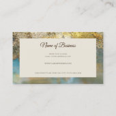 プロフェッショナル金箔スクリプエレガントト 名刺 (裏面)