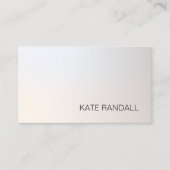 プロフェッショナル銀グラディエントミニマルモダン 名刺 (正面)