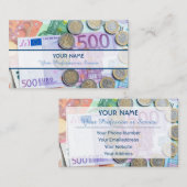 プロフェッショナル銀行または金融専門家向け 名刺 (正面/裏面)