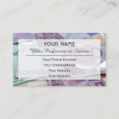 プロフェッショナル銀行家または金融の専門家のためのbusin 名刺 (裏面)