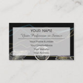 プロフェッショナル銀行家または金融の専門家のためのbusin 名刺 (裏面)