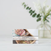 プロフェッショナル銀行家または金融の専門家のためのbusin 名刺 (スタンド正面)