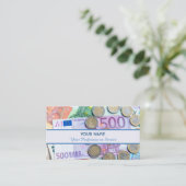 プロフェッショナル銀行家または金融専門家の場合 名刺 (スタンド正面)