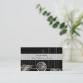 プロフェッショナル銀行家または金融専門家の場合 名刺 (スタンド正面)