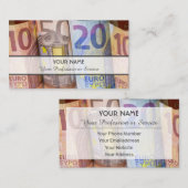 プロフェッショナル銀行家または金融専門家の場合 名刺 (正面/裏面)