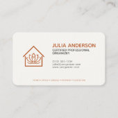 プロフェッショナル開催者ダークオレンジ 名刺 (正面)