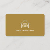 プロフェッショナル開催者金ゴールド 名刺 (裏面)