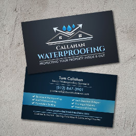 プロフェッショナル防水サービス請負業者 名刺