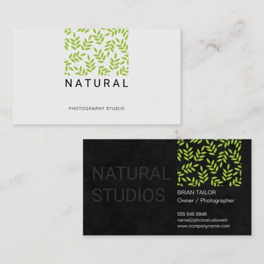 プロフェッショナル離れパターン 名刺 (正面/裏面)