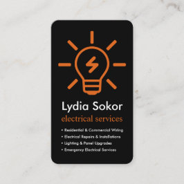 プロフェッショナル電気サービス名刺 名刺
