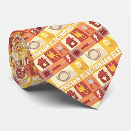 プロフェッショナル電気工事士小型 ネクタイ (ロール)