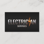プロフェッショナル電気工事 - 電気技師 名刺 (正面)