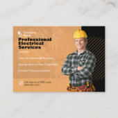 プロフェッショナル電気工広告社 名刺 (正面)