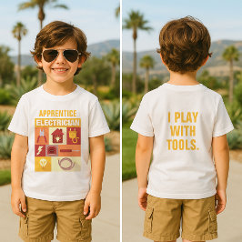 プロフェッショナル電気技師アイコニック設計 ベビーTシャツ