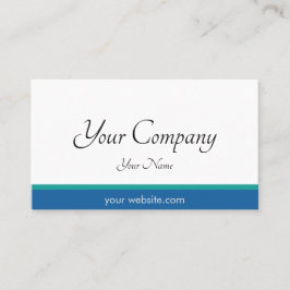 プロフェッショナル青ミニマル 名刺