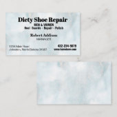 プロフェッショナル靴修理名刺 名刺 (正面/裏面)