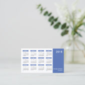 プロフェッショナル頭が切れるカレンダー名刺 名刺 (スタンド正面)