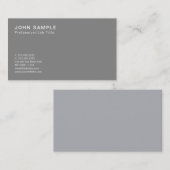プロフェッショナル頭が切れるデザインクラシックカラー調和 名刺 (正面/裏面)