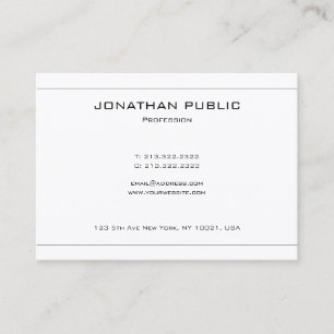 プロフェッショナル頭が切れるモダンエレガントデザイントレンディー 名刺