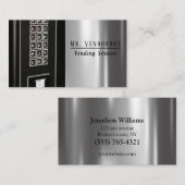 プロフェッショナル食品自動販売機サービス 名刺 (正面/裏面)