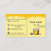 プロフェッショナル養蜂Apiarist養蜂キーパーロゴブ 名刺 (裏面)