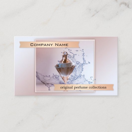 プロフェッショナル香水フレグランスサロン名刺 名刺 (正面)