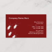 プロフェッショナル駆除剤及び害虫駆除サービス 名刺 (正面)