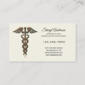 プロフェッショナル高齢者気にナース名刺 名刺 (裏面)