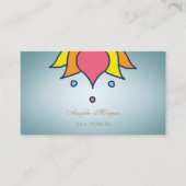 プロフェッショナル魅力的プロフェッショナルロータスフラワー 名刺 (正面)