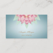 プロフェッショナル魅力的ロータスフラワー 名刺 (正面)
