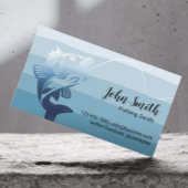 プロフェッショナル魚釣りガイドサービスブルーシェード 名刺
