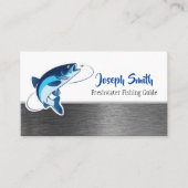 プロフェッショナル魚釣りガイドサービス名刺 名刺 (正面)