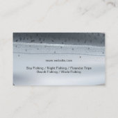 プロフェッショナル魚釣りガイドサービス名刺 名刺 (裏面)