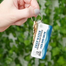 プロフェッショナル魚釣りガイドサービス キーホルダー