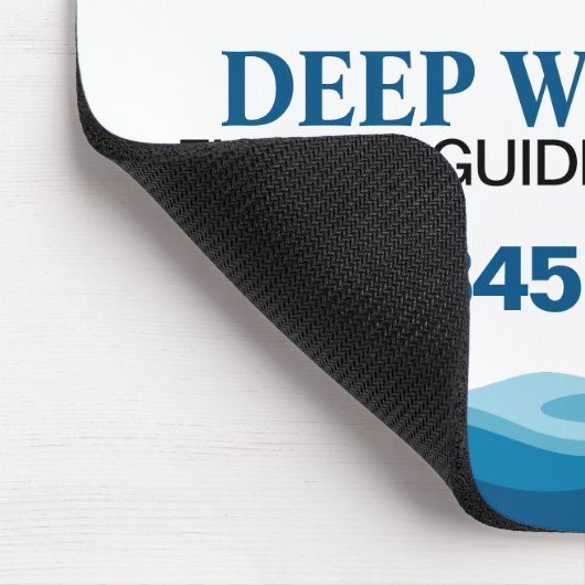 プロフェッショナル魚釣りガイドサービス マウスパッド (コーナー)