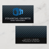 プロフェッショナル黒モダン | 積み上げ住宅 名刺 (正面/裏面)