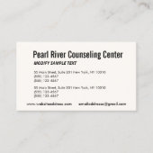 プロフェッショナル2アドレスアイボリー 名刺 (正面)