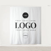 プロフェッショナル3ロゴ会社のビジネス背景 タペストリー (正面)