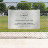 プロフェッショナル5'バナー付きビジネスロゴ 横断幕 (インサイチュ)