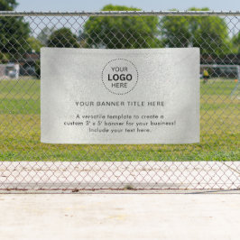 プロフェッショナル5'バナー付きビジネスロゴ 横断幕