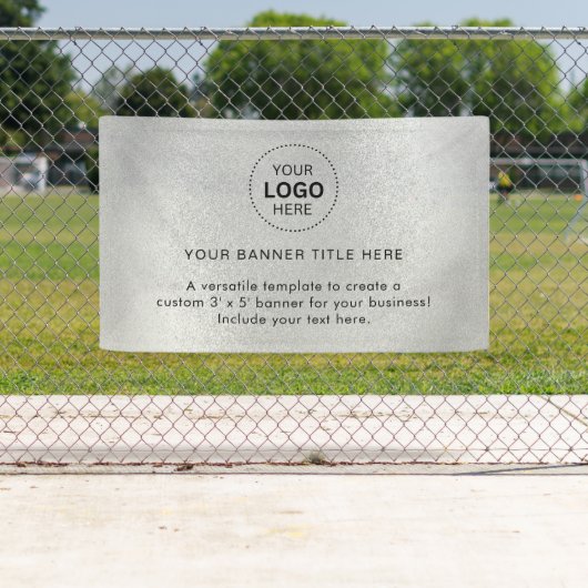 プロフェッショナル5'バナー付きビジネスロゴ 横断幕 (インサイチュ)