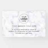 プロフェッショナル5'バナー付きビジネスロゴ 横断幕 (横)